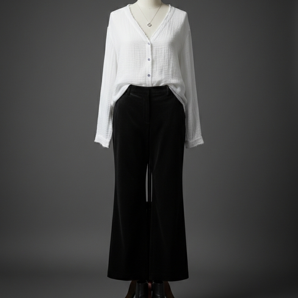 Style & Co. Black Wide-Leg Jeans
